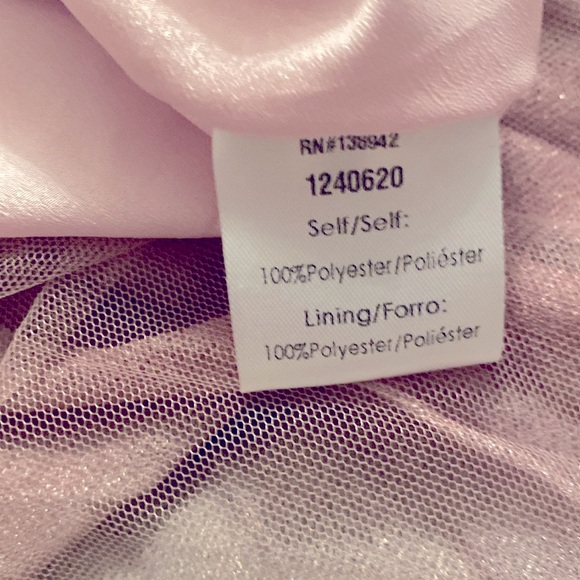 NWT Mendocino Pleated Sparkle MIDI skirt Mauve with Silver - Picture 6 of 6